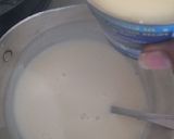 A picture of step 3 of Kiwi pomegranate milk pudding.