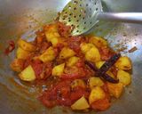A picture of step 4 of Spinach Bhurji (Palak Aloo Bhurji).