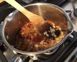Une image de l'étape 4 de Sauce aux morilles,crème,oignon et vin rouge.