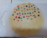 Foto langkah ke 4 dari resep Dadar Gulung Polkadot.
