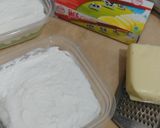 Foto langkah ke 6 dari resep Cake pandan kukus keju.