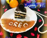 A picture of step 5 of Oreo Tiramisu.