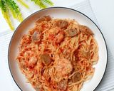 Foto langkah ke 4 dari resep Shrimp Rose Pasta.