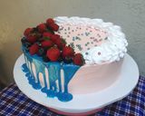 A picture of step 13 of Lemon blueberry cake.