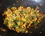 A picture of step 2 of Ridgegourd curry.