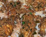 A picture of step 8 of Chicken Biryani.