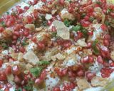A picture of step 9 of Dahi bhalla chat.