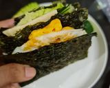 Gambar langkah 4 resipi Seaweed wrap.