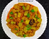 A picture of step 4 of Bottle gourd Sabji.