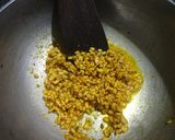 A picture of step 2 of Magadal's crispy kachori and chaat.