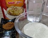 A picture of step 1 of Soji ke Namkeen Namakparey.