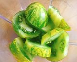 Hình bước làm 1 của món 💚 Sinh Tố Cà Chua Xanh (Vegetarian)