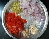 A picture of step 2 of Shrimp pasta.