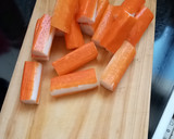 Foto del paso 1 de la receta: Quesitos y palitos de cangrejo empanados