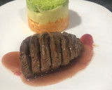 Foto del paso 9 de la receta: Magret de pato con salsa de uvas 🍇 y 3 purés