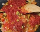 A picture of step 2 of Aubergine stew.