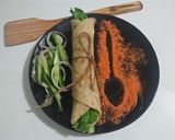 A picture of step 10 of Smokey roll paratha.