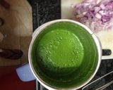 A picture of step 4 of Palak pulav.