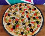 A picture of step 3 of Chicken Tikka Pizza 🍕🍕.