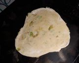 A picture of step 8 of Samosa parathas.