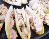Une image de l'étape 2 de Endives apéritives thon et surimi😋.