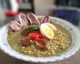 Foto del paso 1 de la receta: Sopa verde con Morón 👍🇵🇪