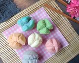 Foto langkah ke 6 dari resep Kue Mangkok Merekah Warna Warni.
