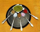 A picture of step 9 of Dahi Bhalla.