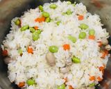 Foto langkah ke 3 dari resep Nasi organik,beras coklat & edamame.