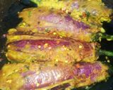 A picture of step 4 of Stuffed Eggplant Fry.