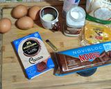 Foto langkah ke 1 dari resep Brownies Hias bentuk Hati.