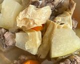 Foto langkah ke 4 dari resep Sup iga babi kuah kundur (slow cooker).