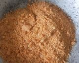 A picture of step 2 of Coconut Chocolate Burfi.