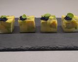 Foto del paso 16 de la receta: Cubos de aguacate con pepino y lima, huevas y hojita albahaca