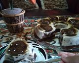 Foto langkah ke 5 dari resep Puding Lapis Coklat Oreo.