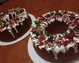 Foto del paso 7 de la receta: Cake navideño con frutos secos 🎄😋