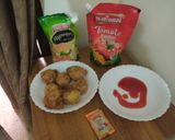 A picture of step 12 of Potato noodles mayo balls.