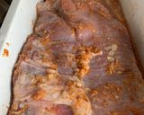Foto del paso 1 de la receta: Costillar de cerdo al horno con papas acordeón