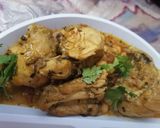 A picture of step 7 of Murgh Chaney.