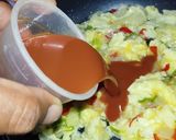 A picture of step 4 of Scrambled Eggs with Spiced Tomato Purée.