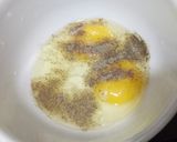 A picture of step 3 of Pizzta (pasta pizza).