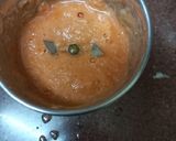 A picture of step 1 of Corn palak curry.