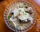 Hình bước làm 2 của món Canh măng tươi hầm sườn heo
