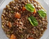 Foto del passaggio 3 della ricetta Zuppa di lenticchie ai cinque cerali🌽