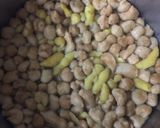 A picture of step 1 of Boondi raita.