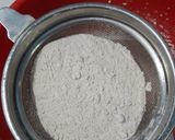 A picture of step 2 of Wheat Jaggery Cake.