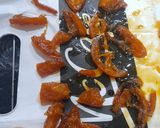 A picture of step 3 of Candied orange slices.