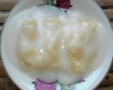 Foto langkah ke 5 dari resep Singkong Thailand a.k.a Singkong Vla Santan a.k.a Kluwo (Bahasa Jawa).