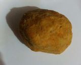 A picture of step 3 of Aloo bhujia.