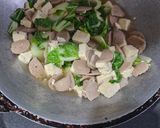 Foto langkah ke 6 dari resep Tumis Sawi Putih Saos tiram.